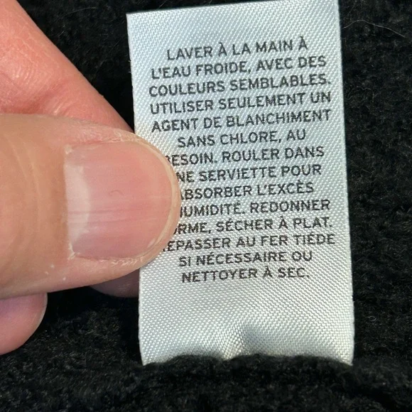 Rachel Parcell Black Knit Delicate Duster Cardigan, size Medium - Picture 8 of 10